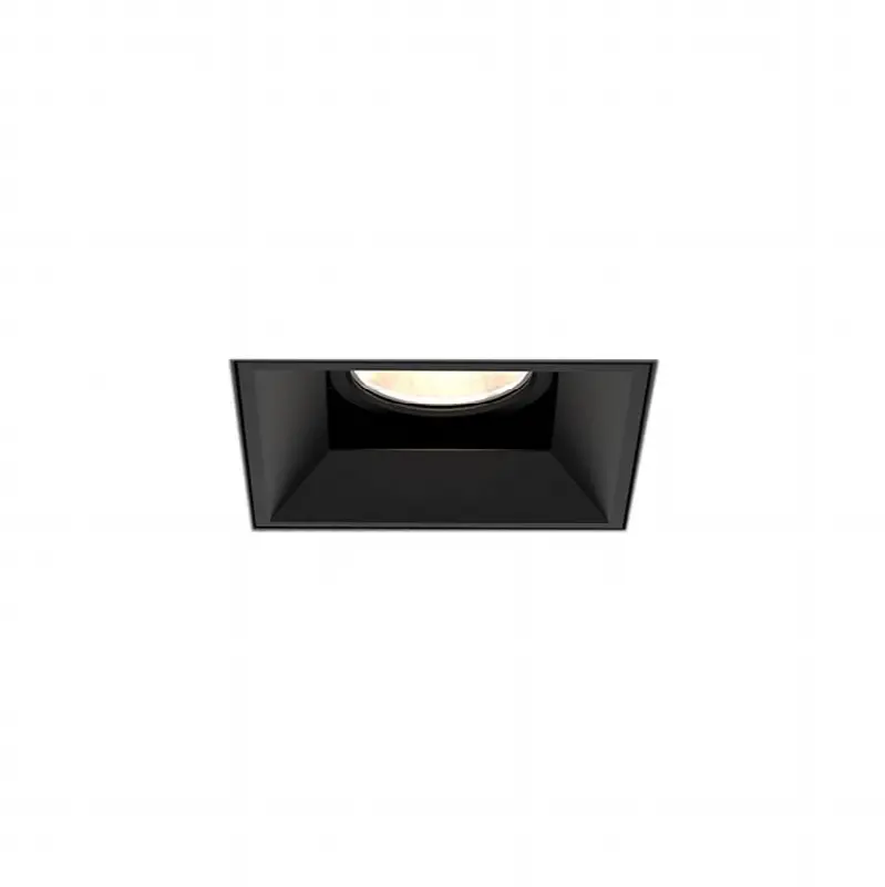 Bravo 10W 1 Light Black Trimless Wide 3000K Clear Lens