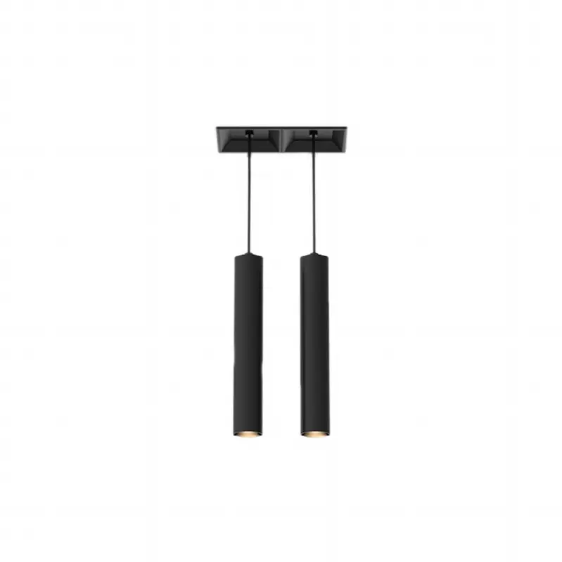 Bravo 15W 2 Light Black Trimless Suspension Wide 3000K