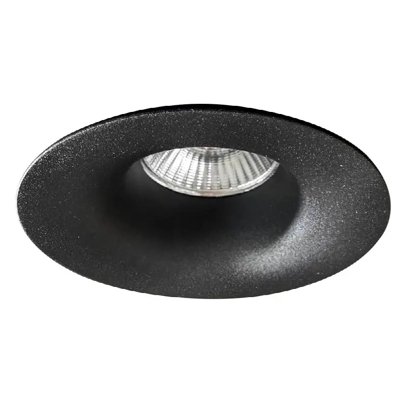 Echo 15W Black Trim Wide 3000K Clear Lens