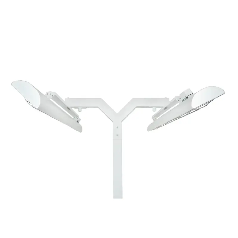 Eurofase Ef6108Pmdw 61 Inch 8Ft White Pole Mount With Double Crossbar