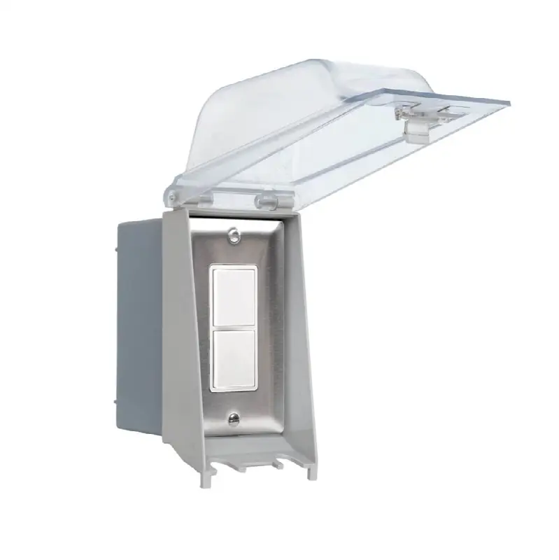 Eurofase Efsowps Surface Mount Single Duplex Stack Switch With Weatherproof Cover And Gang Box