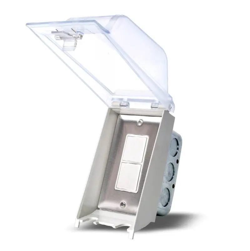 Eurofase Efswwps Flush Mount Single Duplex Stack Switch With Weatherproof Cover And Gang Box