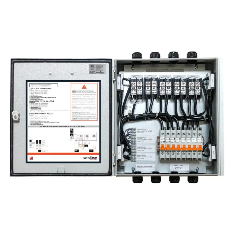 Eurofase Efurcb48M4 4 Zone 277V To 480V Universal Relay Control Box