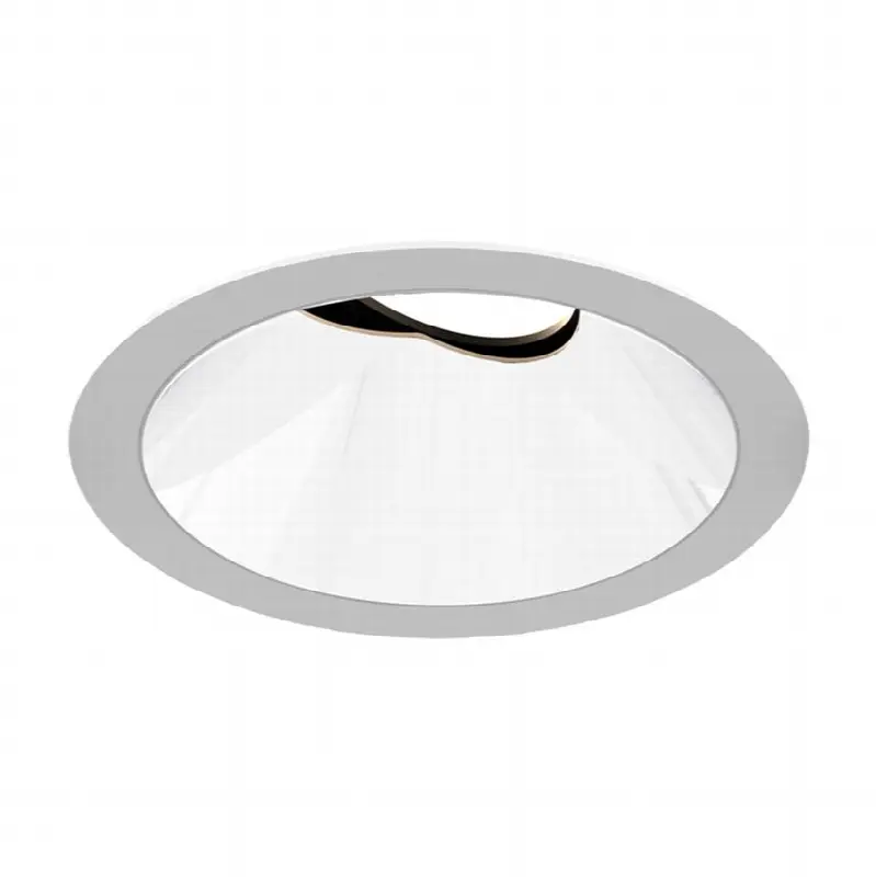 Oscar Medium 26W Round Black Trim Black Baffle Gimbal Medium 2700K Clear Lens