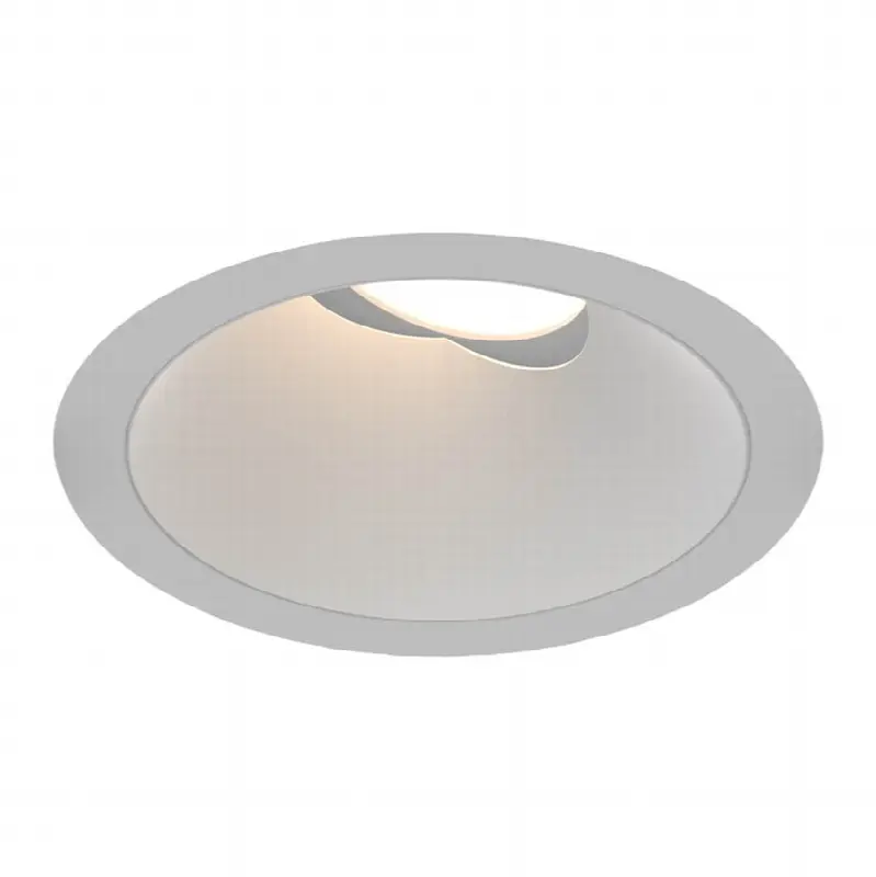 Oscar Medium 26W Round White Trim White Baffle Gimbal Medium 3000K Frosted Lens