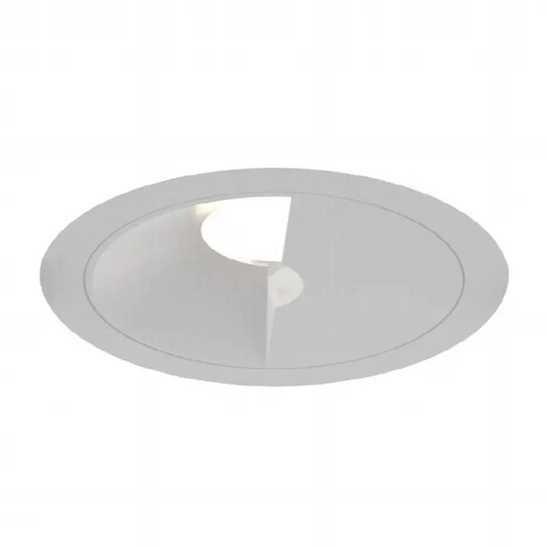 Oscar Medium 26W Round White Trim White Baffle Wall Wash Wide 2700K Clear Lens