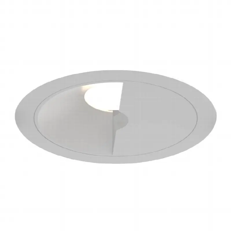 Oscar Medium 26W Round White Trim White Baffle Wall Wash Wide 3000K Honeycomb Lens