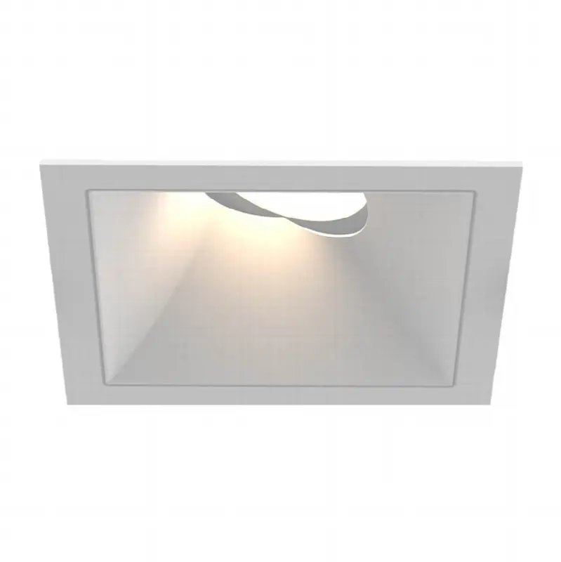 Oscar Medium 26W Square White Trim White Baffle Gimbal Wide 2700K Clear Lens
