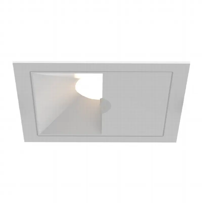 Oscar Medium 26W Square White Trim White Baffle Wall Wash Wide 3000K Clear Lens