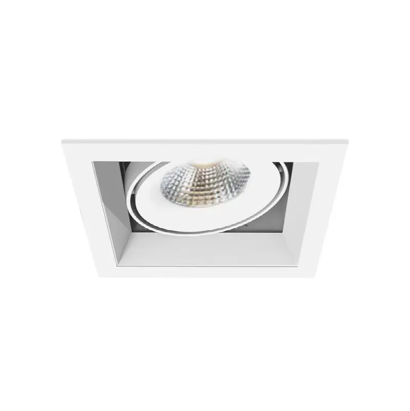 Multiple 26W 1 Light Trim 40 Degree Gimbal 3000K White/White