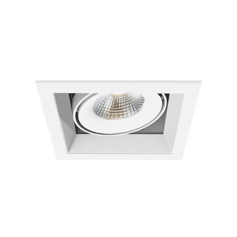Multiple 26W 1 Light Trim 20 Degree Gimbal 3500K Whtie/White