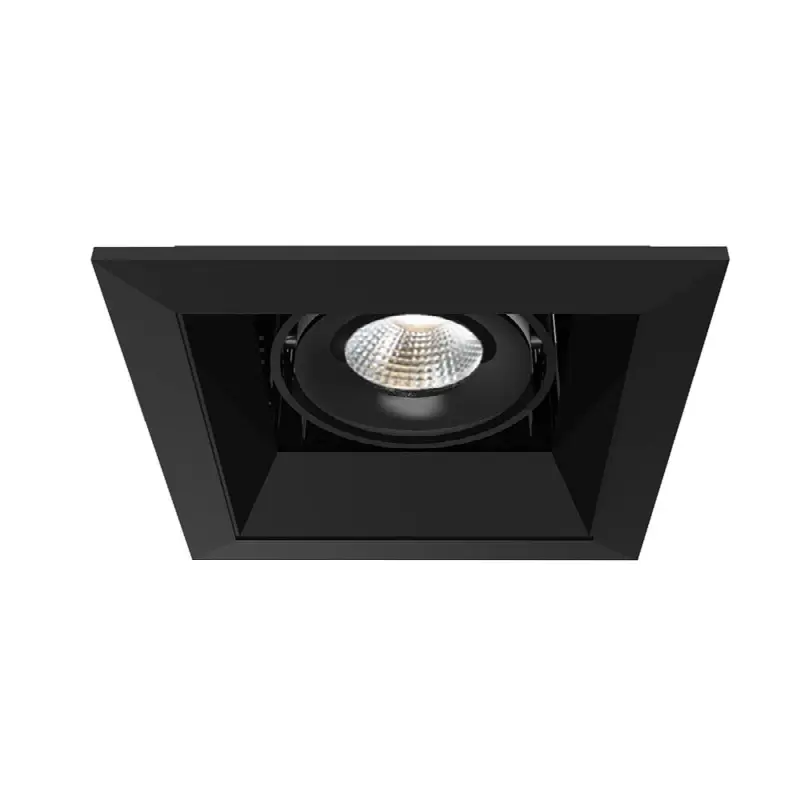 Multiple 15W 1 Light Trim 20 Degree Gimbal 3000K Black/Black