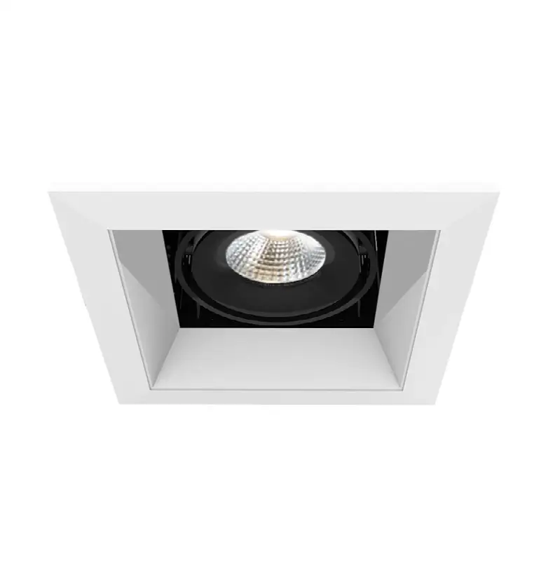 Multiple 15W 1 Light Trim 40 Degree Gimbal 4000K White/Black