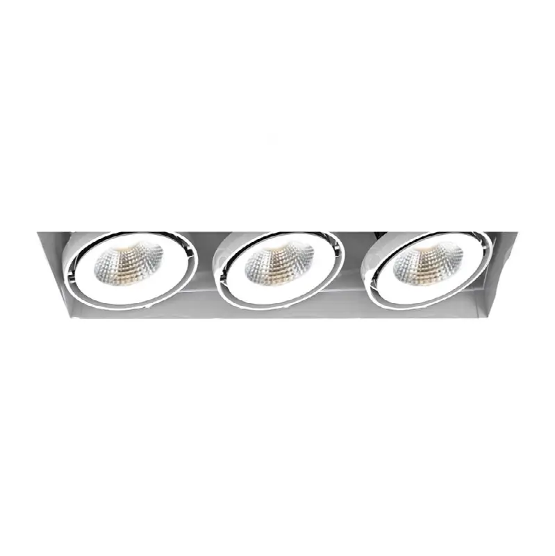 Multiple 26W 3 Lights Trimless 20 Degree Gimbal 4000K White
