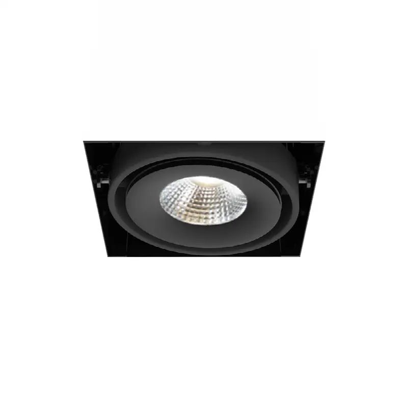 Multiple 15W 1 Light Trimless 40 Degree Gimbal 3000K Black