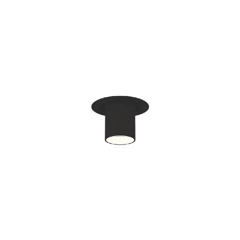 Tango 15W 1 Light Round Black Trim Pull Down 4000K Clear Lens