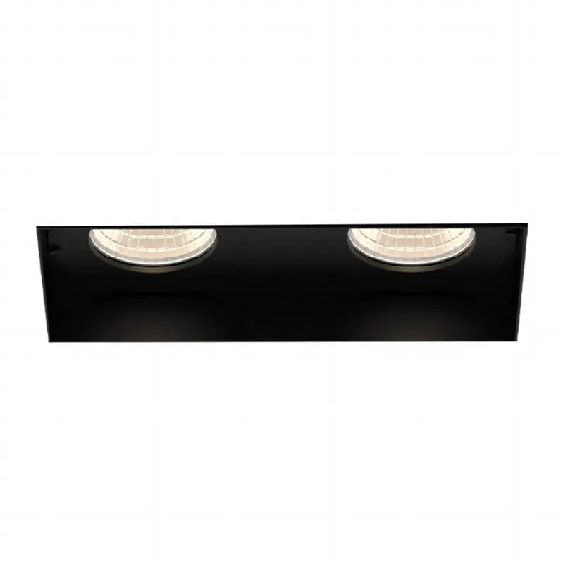 Tango 15W 2 Light Black Trimless Medium 3000K Clear Lens