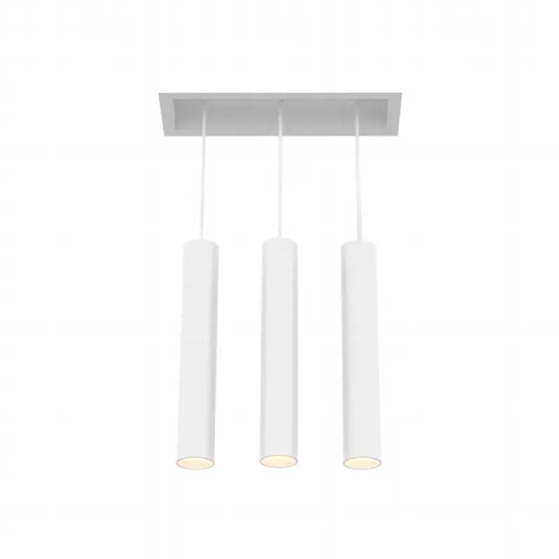 Tango 15W 3 Light White Trim Suspension 4000K Clear Lens