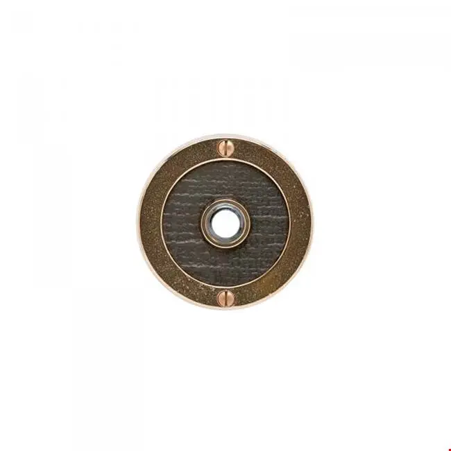 Round Designer Escutcheon Door Bell Button