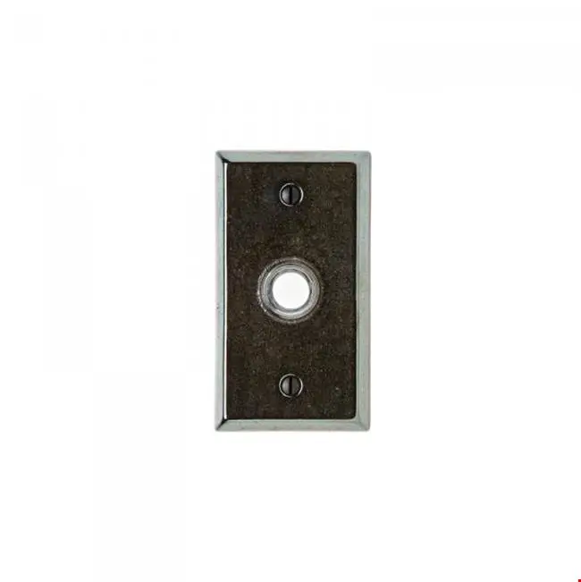 Rectangular Escutcheon Door Bell Button