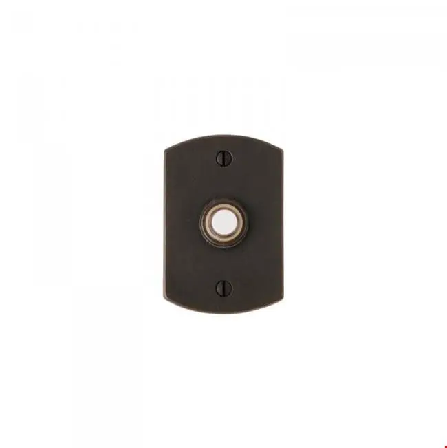 Curved Escutcheon Door Bell Button
