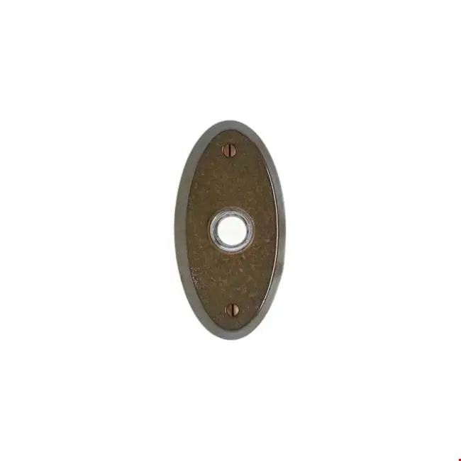 Oval Escutcheon Door Bell Button