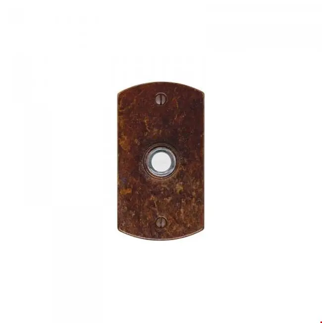 Curved Escutcheon Door Bell Button