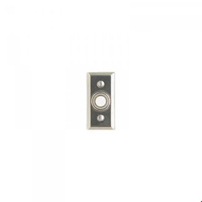 Rectangular Escutcheon Door Bell Button