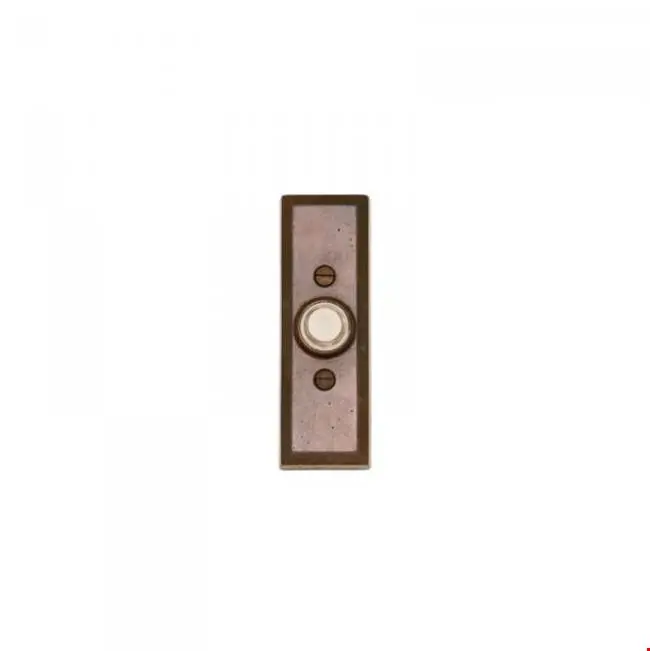 Rectangular Escutcheon Door Bell Button