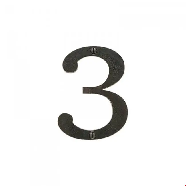 Home Accessory House Number, ITC Bookman, 4", 3