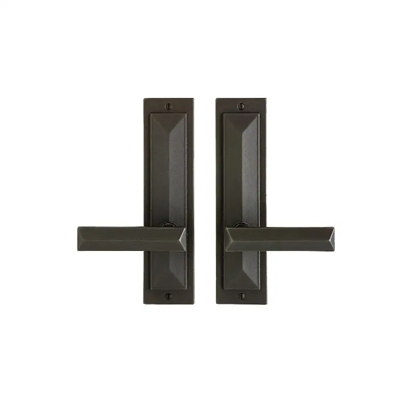 Mack Escutcheon Patio Deadbolt Set