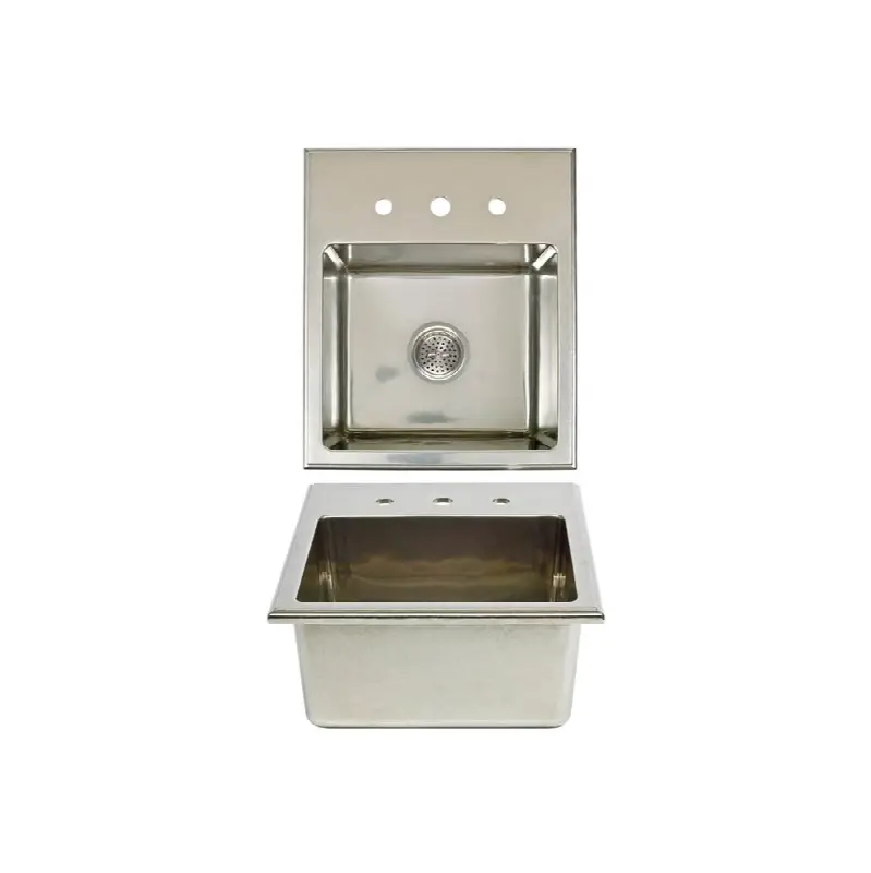 Plumbing Sink, Bay, S/R or UC, with faucet ledge