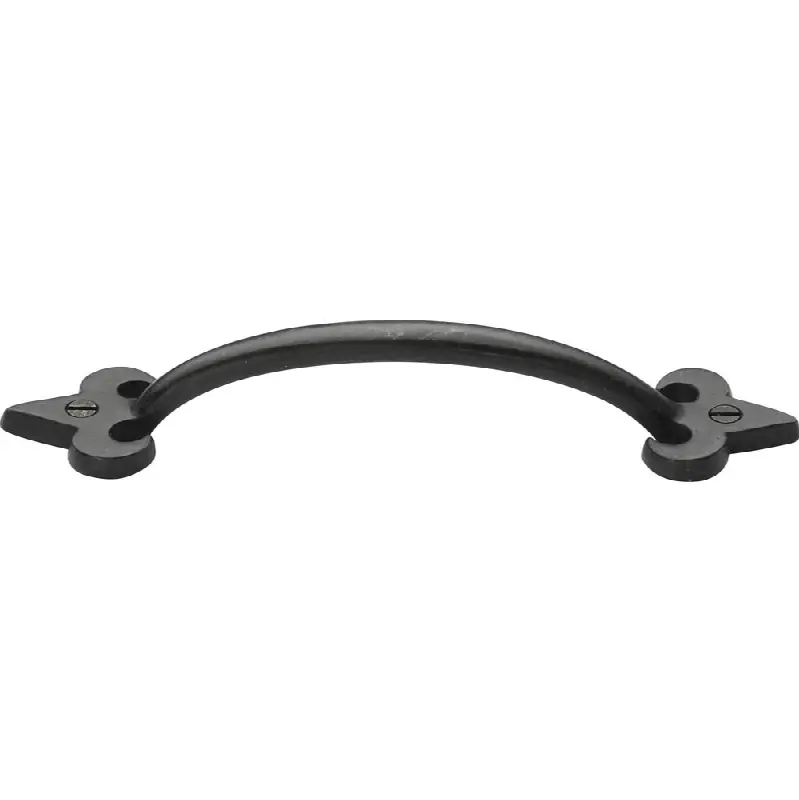 Front Mounted Fleur-de-lis Cabinet Pull