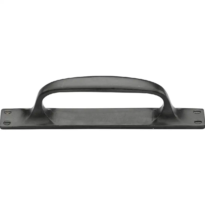 Front Mounted Kitchen Cabinet Pull with Integrated Backplate
