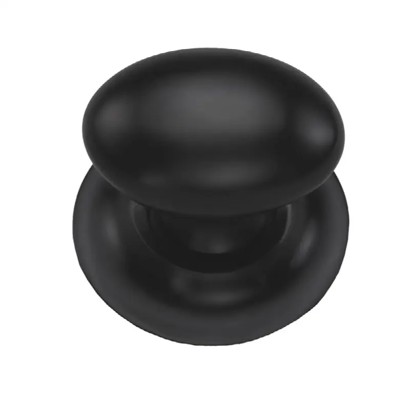 Egg Cabinet Knob on Rose