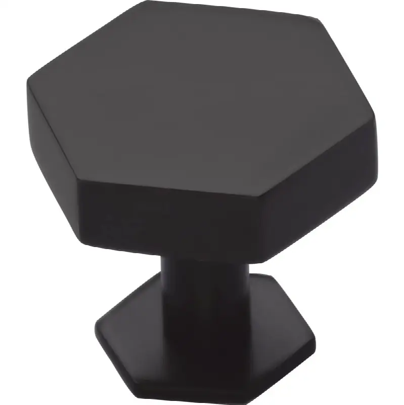 Modern Hex Cabinet Knob with Rosette