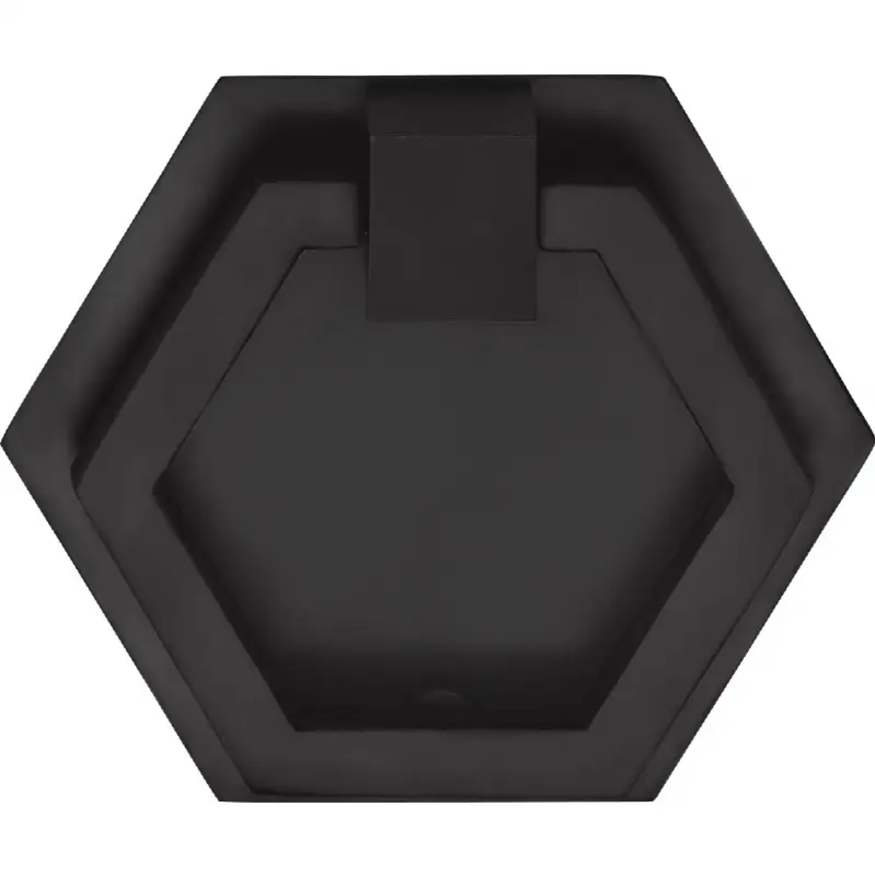 Hex Cabinet Drop Pull on Backplate
