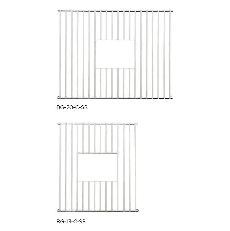 Bottom Grate Section 13-1/2" x 15-1/2" for IBS 18C in Stainless Steel