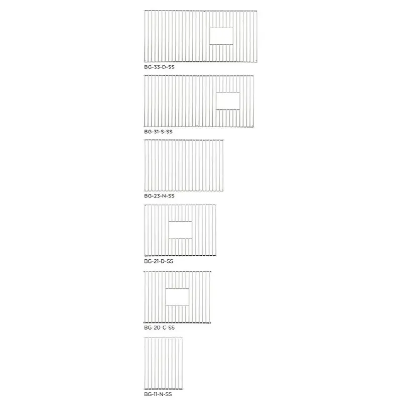 Bottom Grate Section 23-1/2" x 15-1/2" for IWS 5S, 6S, 7S, IWW 7D in Stainless Steel