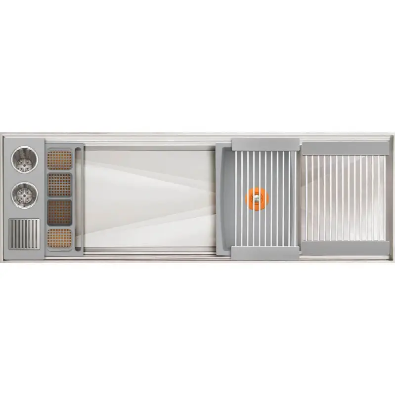 Ideal WashStation-2 4S + 12" DryDock Drain Side, Four Tool Wash Kit, One DryDock Tool