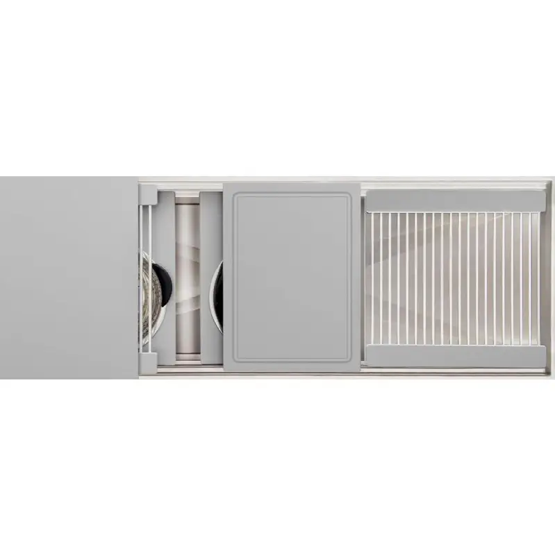 Ideal Workstation-2 3S + 18" DryDock Drain Side, Five Tool Culinary Kit, One DryDock Tool in 