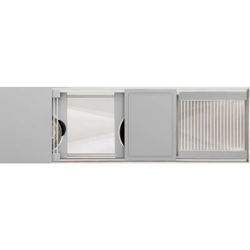 Ideal Workstation-2 4S + 18" DryDock Drain Side, Five Tool Culinary Kit, One DryDock Tool in 