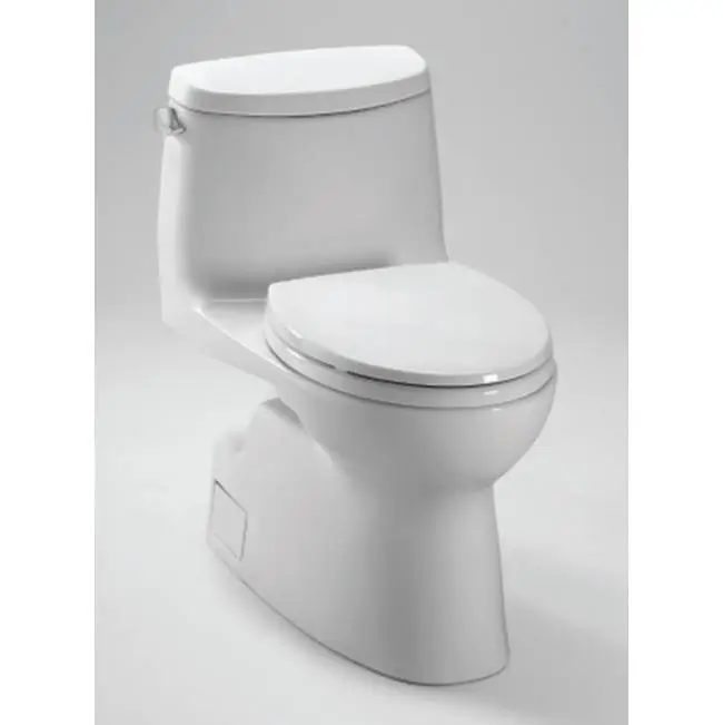 TOTO® Carlyle® II One-Piece Elongated 1.28 GPF WASHLET®+ and Auto Flush Ready Toilet with CEFIONTECT®, Cotton White