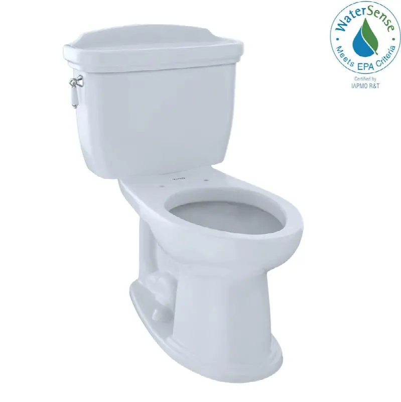 Toto® Eco Dartmouth® Two-Piece Elongated 1.28 GPF Universal Height Toilet, Cotton White