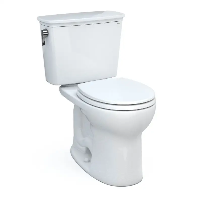 Drake® Transitional Two-Piece Round 1.28 GPF Universal Height TORNADO FLUSH® Toilet with CEFIONTECT®