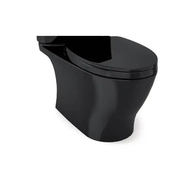 Nexus® Two-Piece Elongated 1.28 GPF Universal Height Toilet Bowl Only, WASHLET® plus Ready, Ebony