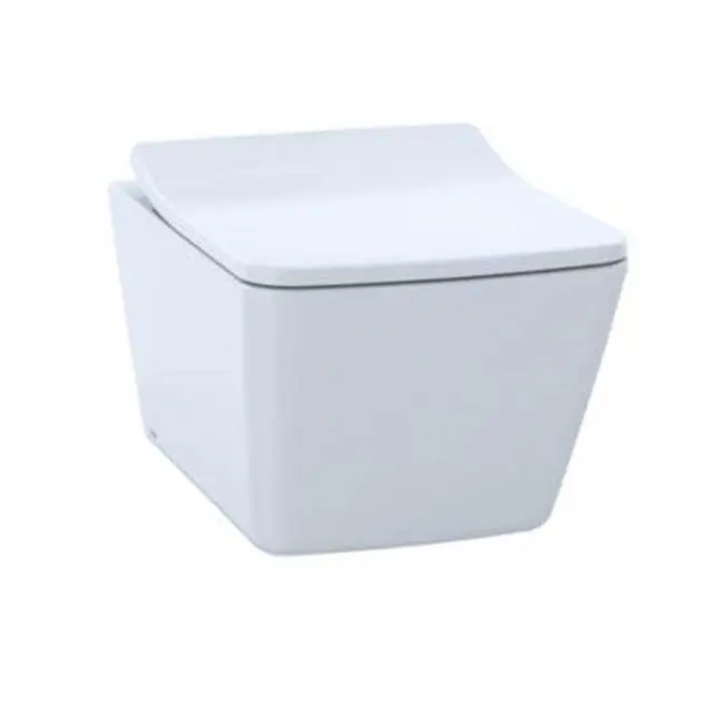 SP WASHLET®+ Wall-Hung Toilet Bowl 1.28 and 0.9 GPF with CEFIONTECT, Cotton White - CT449CFGT60#01