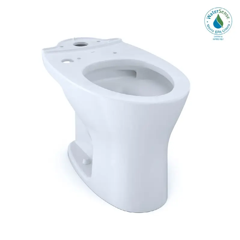 Drake® Dual Flush Elongated Universal Height Toilet Bowl with CEFIONTECT®, WASHLET+ Ready, Cotton White