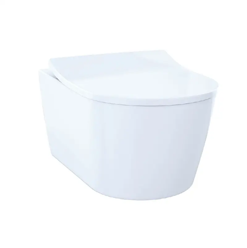 TOTO® RP® Compact Wall-Hung Elongated Toilet and DuoFit® In-Wall 0.9 and 1.6 GPF Tank System Copper Supply Line
