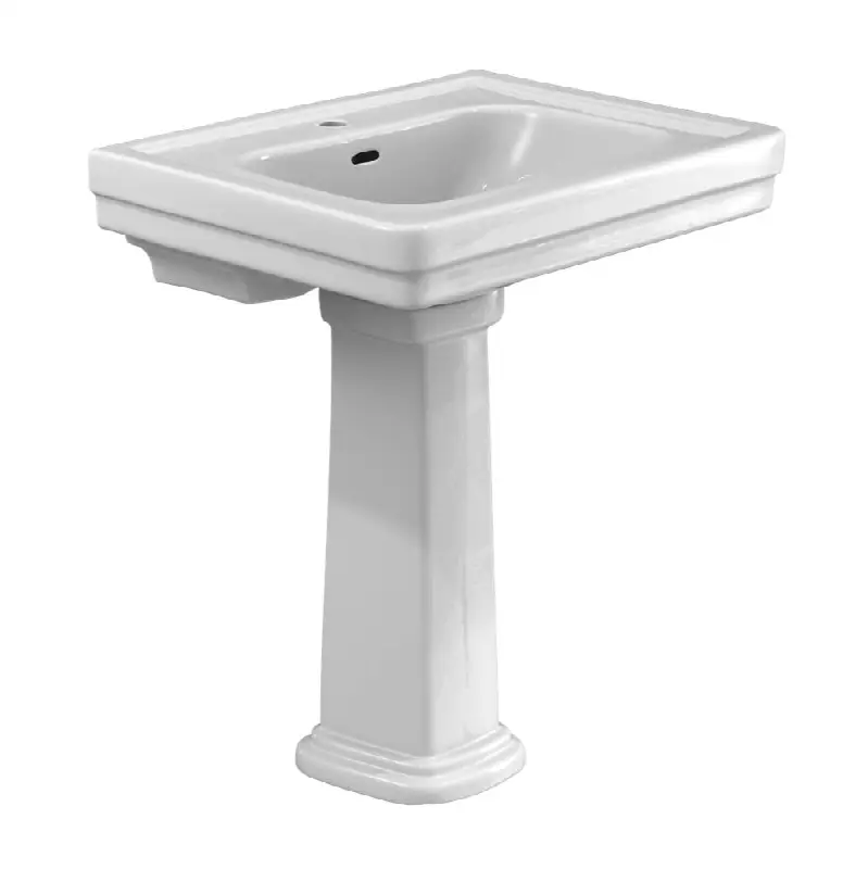 Promenade® 27-1/2" x 22-1/4" Rectangular Pedestal Bathroom Sink for Single Hole Faucets